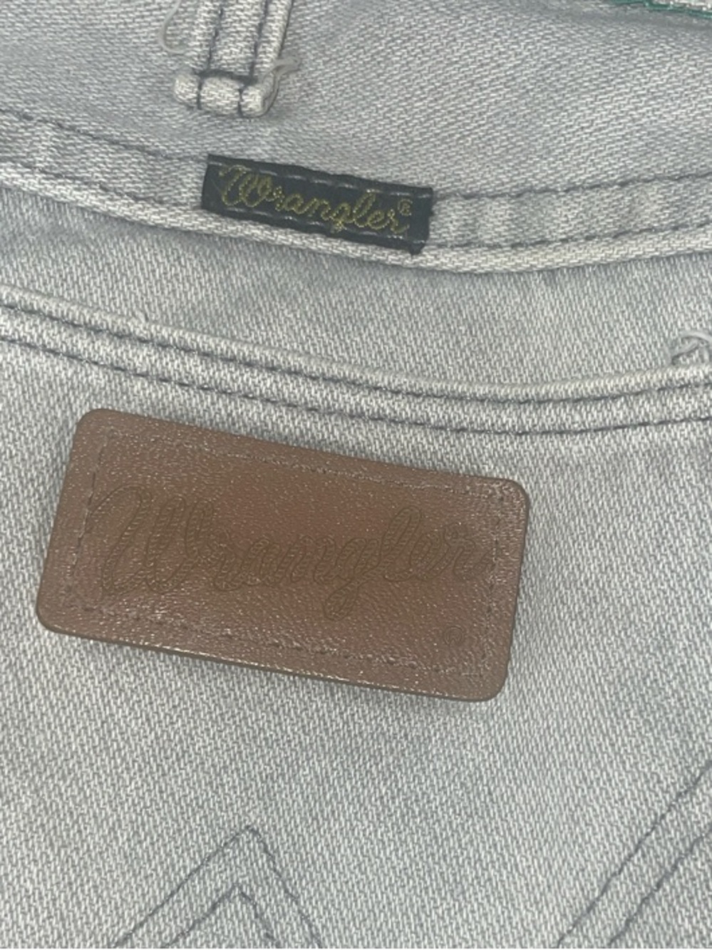 Vintage Wrangler 936GRY Gray Cowboy Cut Jeans USA Made 33x34 - Picture 6 of 6